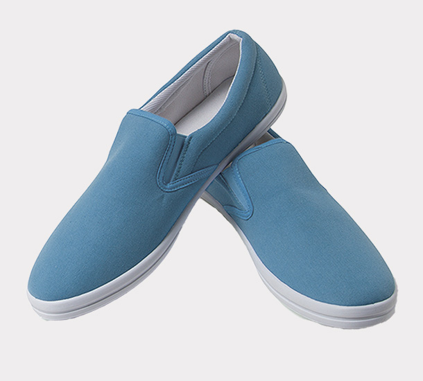 Mocassins toile mémoire de forme