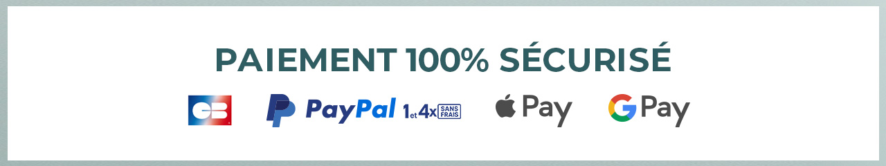 Paiement 100% sécurisé