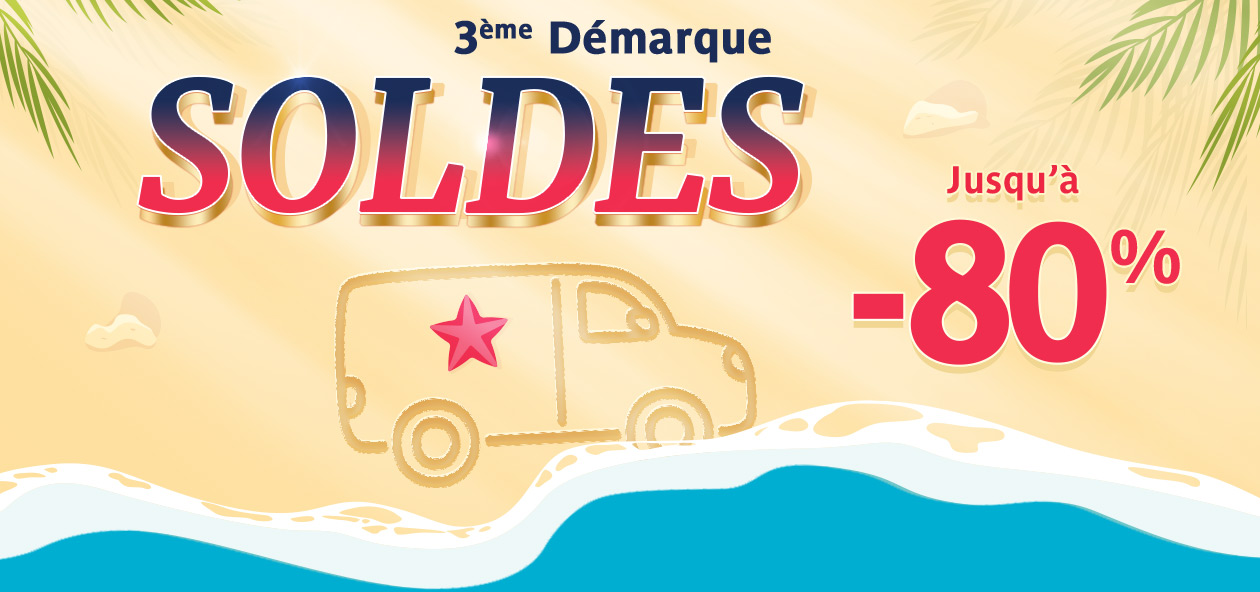 3ème démarque SOLDES Jusqu'à -80%