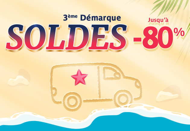 3ème démarque SOLDES Jusqu'à -80%