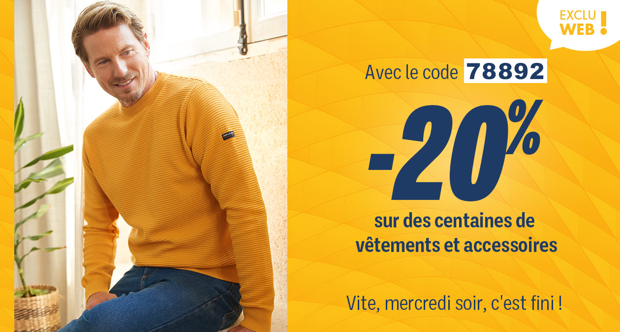 -20% sur sélection mode